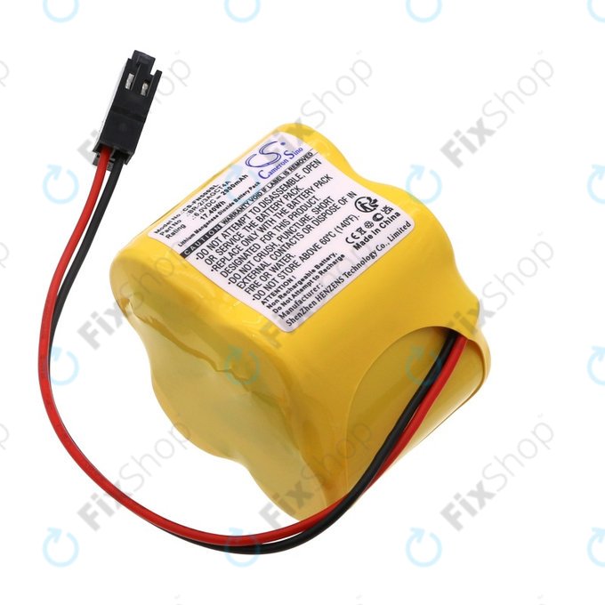 Baterija za GE FANUC ALPHA iSV, BETA iSV, 2900mAh, Li-MnO2, 6V, A98L-0031-0025, HQ