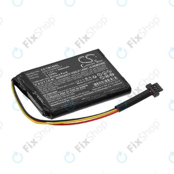 Baterija za TomTom One 140, Go 500, 950mAh, Li-ion, 3.7V, P2, HQ