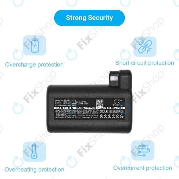 AEG RX-serija, Electrolux E, P-serija - Baterija S91-0400410-SU2, OSBP72LI, OSBP72LI25 2000mAh HQ