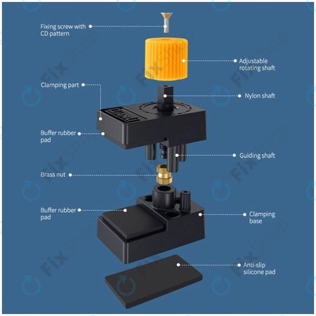 QianLi iClamp 2.0 - Plastična stezaljka s gumenim punjenjem - Raspon 12 mm (4kom)