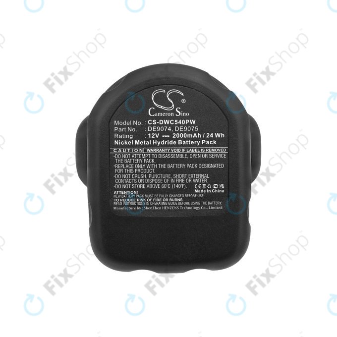 DeWalt DC, DW, 2000-series - Baterija DE9074, DE9075, 152250-27, 397745-01 2000mAh HQ