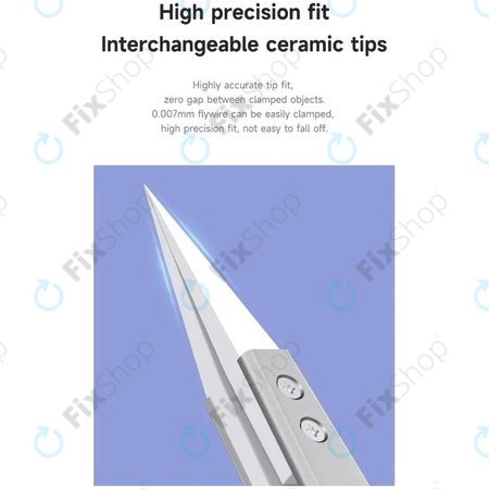 Mechanic SM-11 - Precizna keramička pinceta otporna na toplinu s ravnim vrhom