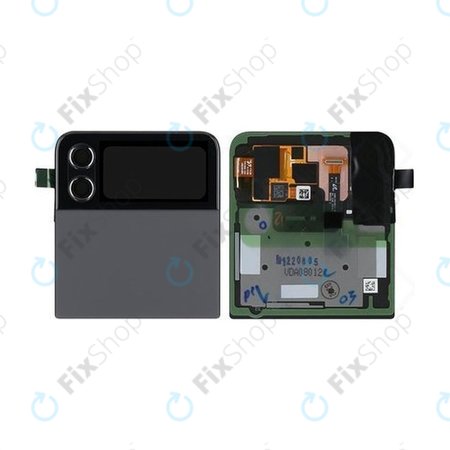 Samsung Galaxy Z Flip 4 F721B - LCD zaslon + zaslon osjetljiv na dodir + okvir (vanjski) (grafit) - GH97-27947A Originalni servisni paket