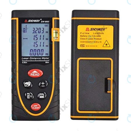 SNDWay SW-M60 - Lasersko elektroničko ravnalo visoke preciznosti (60 m)