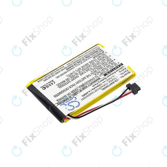 Baterija za Navigon 70, 1200mAh, Li-Pol, 3.7V, Topaz, HQ