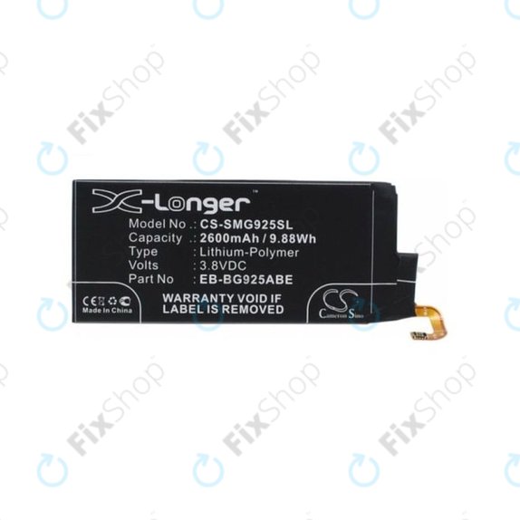 Samsung Galaxy S6 Edge G925F - Baterija EB-BG925ABE 2600mAh HQ