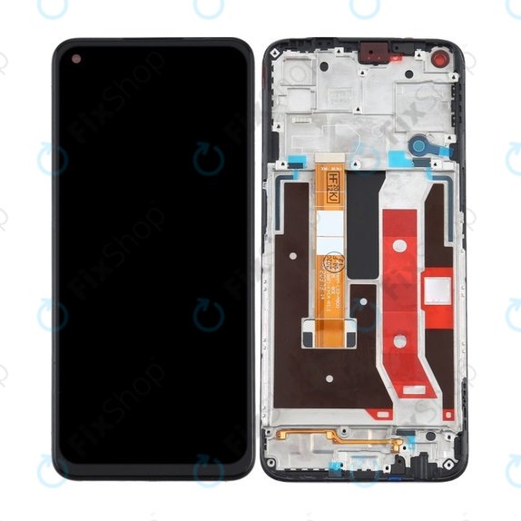 Oppo A72 - LCD zaslon + staklo osjetljivo na dodir + okvir - REF-OPPOA7201BF Originalni servisni paket