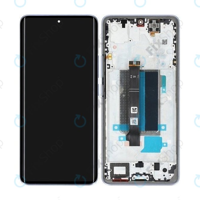 Xiaomi Redmi Note 13 Pro+ 23090RA98C - LCD zaslon + zaslon osjetljiv na dodir + okvir (Aurora Purple) - 560003N16U00 Genuine Service Pack
