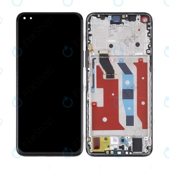 Huawei Nova 8i NEN-L22 NEN-LX1 - LCD zaslon + zaslon osjetljiv na dodir + okvir (Starry Black) TFT