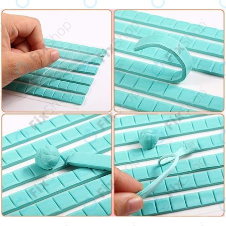 Glina za ljepilo za čišćenje telefona i slušalica (6 pruga)