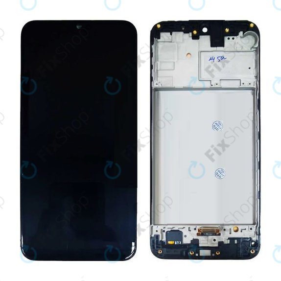 Samsung Galaxy M21 M215F - LCD zaslon + zaslon osjetljiv na dodir + okvir (Black) TFT