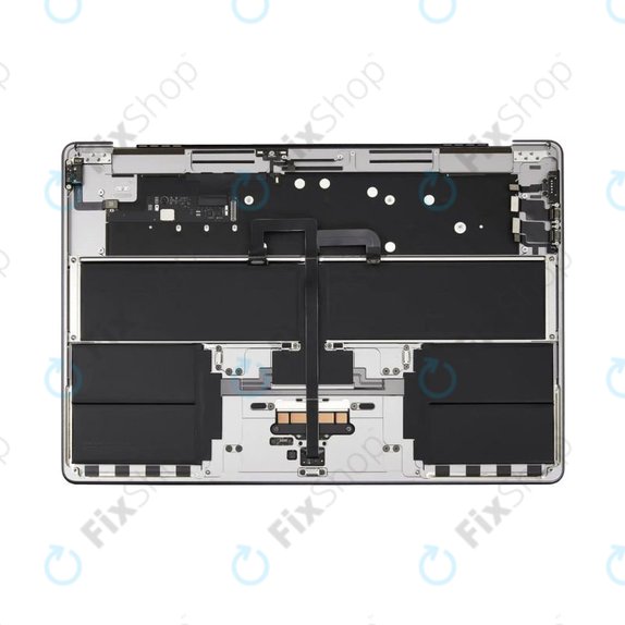 Gornji okvir tipkovnice za MacBook Air 15", A3114 (2024), s US tipkovnicom i baterijom, Space Gray, 661-40266, Genuine Apple