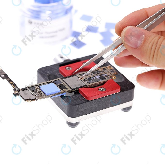 2UUL Unaprijed izrezani toplinski silikonski jastučići - 12 x 12 x 1.5mm (100 komada)