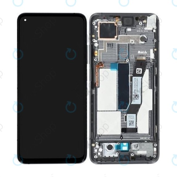 Xiaomi Mi 10T 5G, Mi 10T Pro 5G - LCD zaslon + zaslon osjetljiv na dodir + okvir (Cosmic Black) - 5600030J3S00 Originalni servisni paket