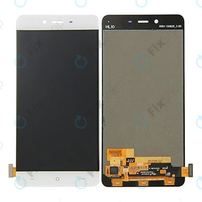 OnePlus X - LCD zaslon + zaslon osjetljiv na dodir (White) TFT
