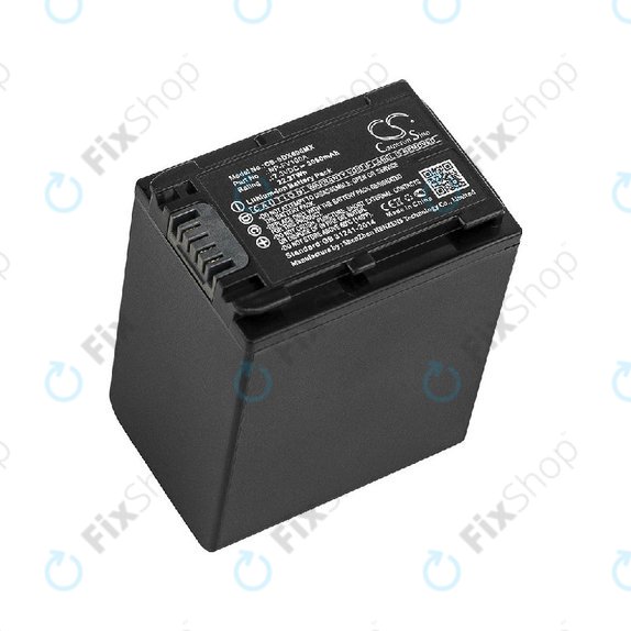 Baterija za Sony Fdr-Ax33, Sony Fdr-Ax40, 3050mAh, Li-Ion, 7.3V, NP-FV100A, HQ