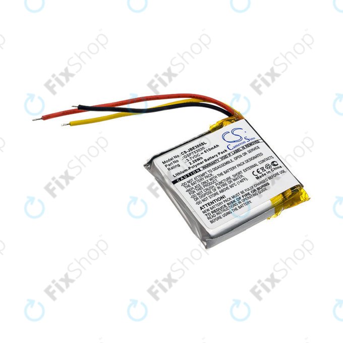 Baterija za JBL Everest Elite 300, E45BT, E55BT, Live 650BT NC, 610mAh, Li-Pol, 3.7V, GSP753030, HQ