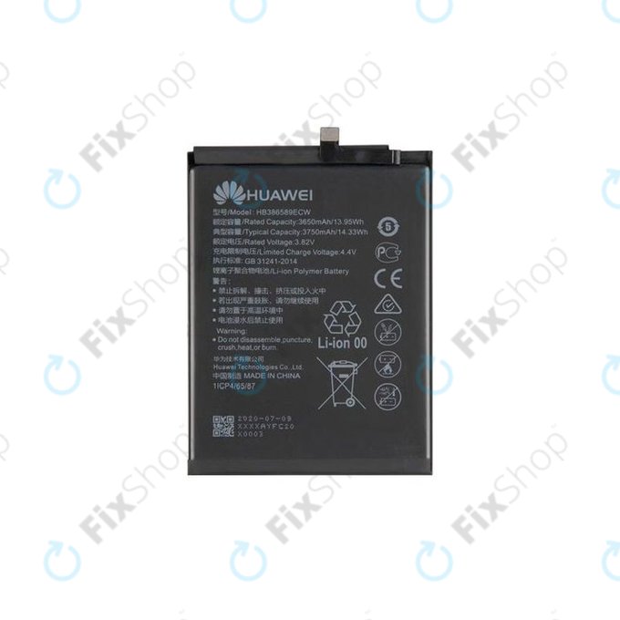 Huawei Honor Play. Mate 20 Lite, Nova 3, P10 Plus, Nova 5T - Baterija 3750mAh - HB386589ECW - 24022732, 24022731, 24022209
