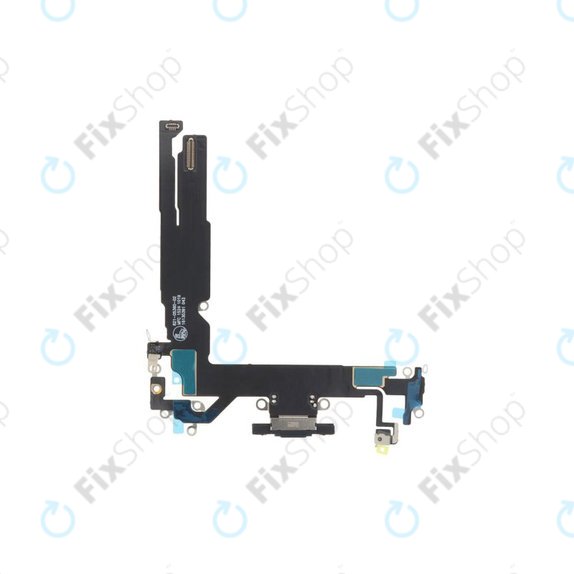 Apple iPhone 16 - Konektor za punjenje + Flex kabel (Black)