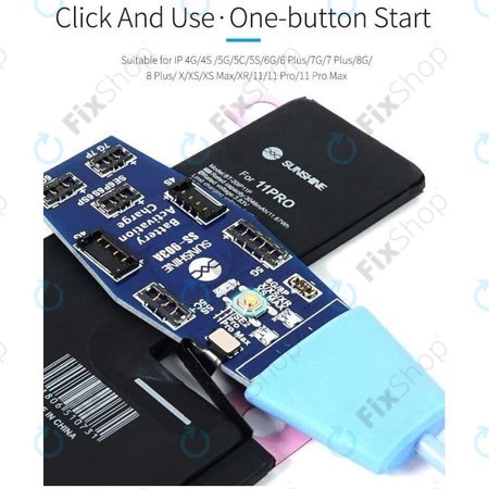 Sunshine SS-903A - USB ploča za aktiviranje i punjenje baterije za iPhone 4 - 11 Pro Max