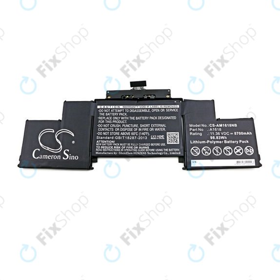 Apple MacBook Pro 15" Retina A1398 (sredina 2015.) - Baterija A1618 8700mAh HQ