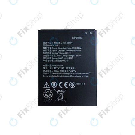Lenovo A7000 - Baterija BL243, 2900mAh - SB18C00204