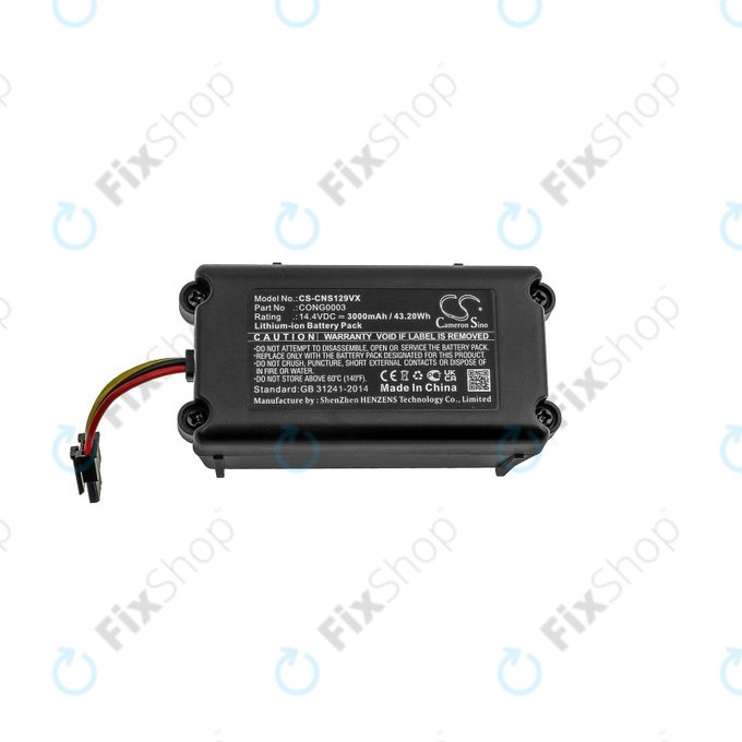 Cecotec Conga 1290, 1390, 1490, 1590 - Baterija CONG0003 Li-Ion 14.4V 3000mAh HQ