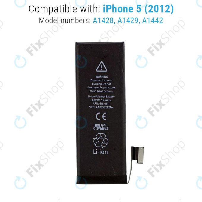 Apple iPhone 5 - Baterija 1440mAh