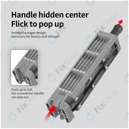 Kingsdun - Set preciznih odvijača za popravak telefona i računala 44u1
