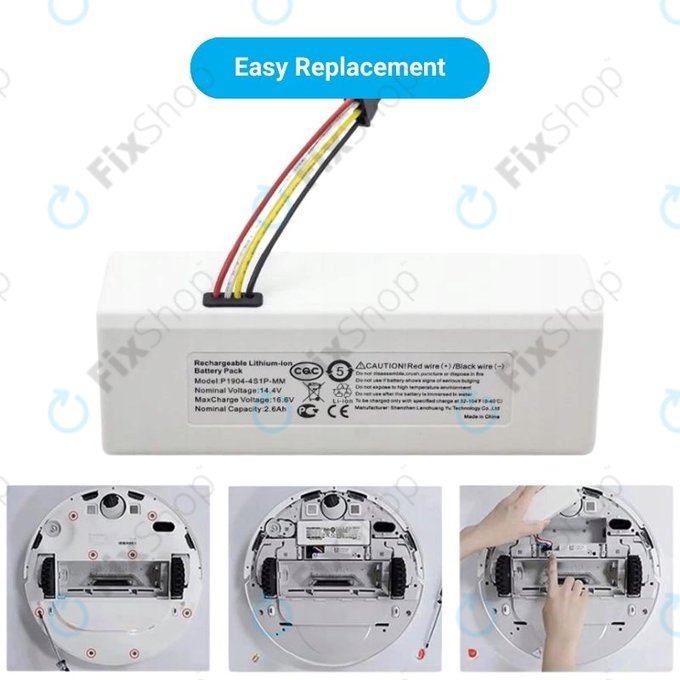 Xiaomi Mi Robot Vacuum Mop (Mijia 1C) - Baterija STYTJ01ZHM Li-Ion 14.4V 2600mAh