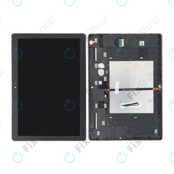 Lenovo Tab M10 TB-X605F, TB-X605N, TB-X605M - LCD zaslon + zaslon osjetljiv na dodir + okvir (Black) TFT