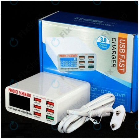 Product Schematic 896 - USB stanica za punjenje s USB 3.0