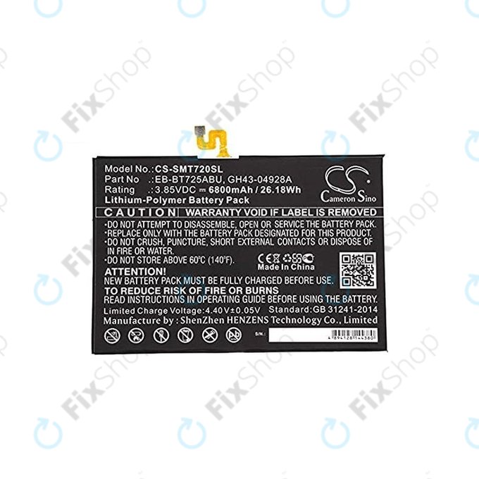Samsung Galaxy Tab S5E - Baterija EB-BT725ABU 6800mAh HQ