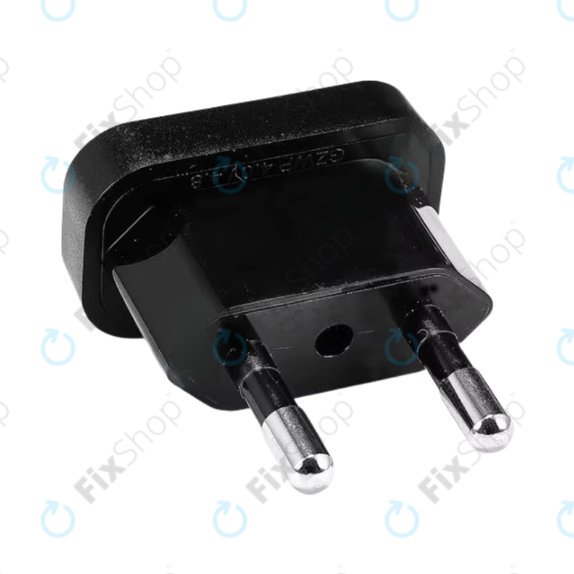 220V Adapter za utikač iz US u EU (Crni)