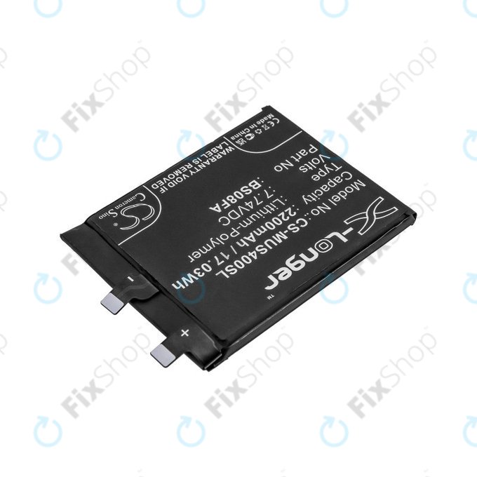 Baterija za Xiaomi Black Shark 4, 2200mAh, Li-Pol, 7.74 V, BS08FA, HQ
