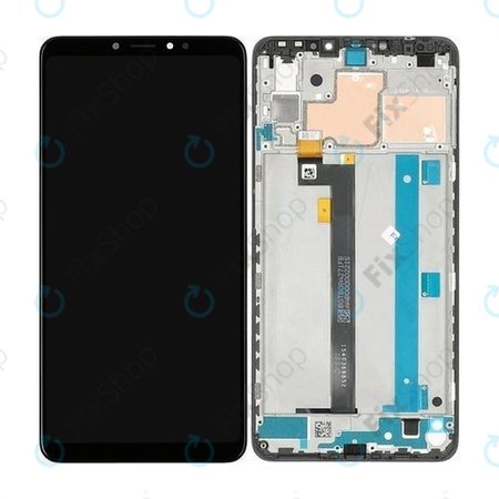 Xiaomi Mi Max 3 - LCD zaslon + zaslon osjetljiv na dodir + okvir (crni) - 560610042033 Originalni servisni paket