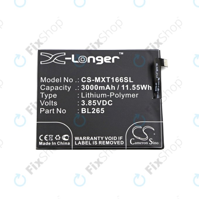 Motorola Moto M XT1663 - Baterija BL265 3000mAh HQ