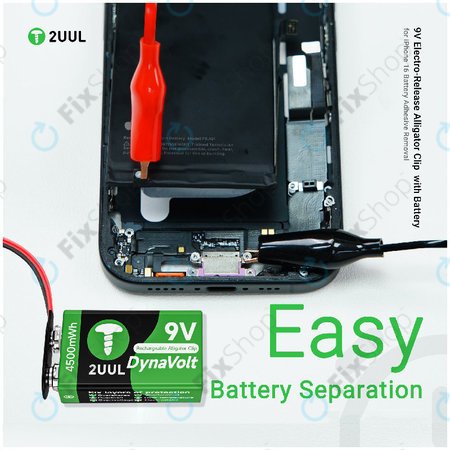 Krokodil štipaljka s 9V elektro-okidačem, 2UUL BT04