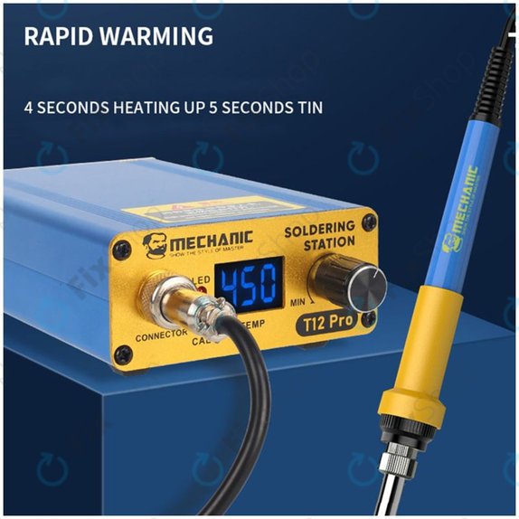 Mechanic T12 Pro - Digitalna stanica za lemljenje (Blue)
