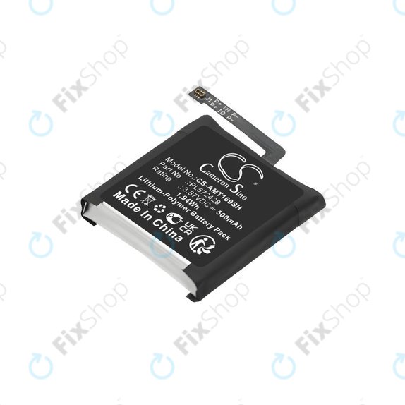 Baterija za Amazfit T-Rex 2, A2169, A2170, 500mAh, Li-Pol, 3.87V, PL572428, HQ