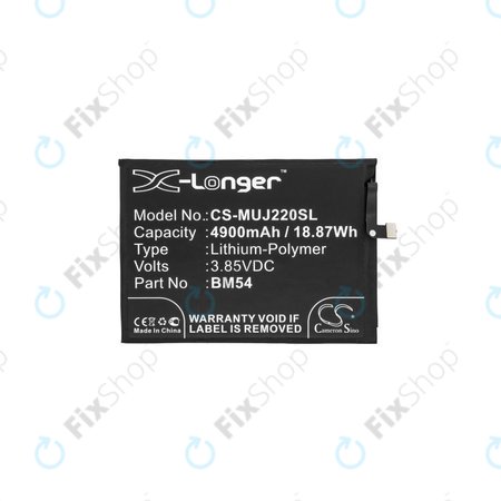 Xiaomi Redmi Note 9T 5G - Baterija BM54 5000 mAh HQ