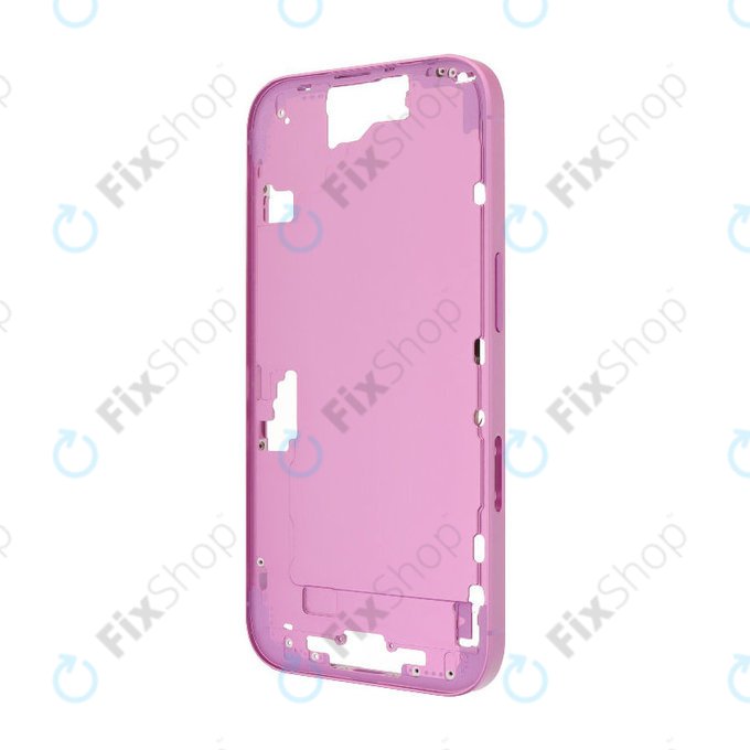 Apple iPhone 16 - Srednji okvir + Tipke za uključivanje + Glasnoću (Pink)