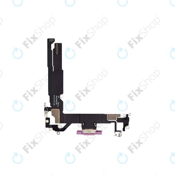 Apple iPhone 16 - Konektor za punjenje + Flex kabel (Pink)