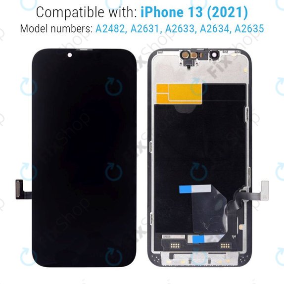 Apple iPhone 13 - LCD zaslon + zaslon osjetljiv na dodir + okvir Refurbished
