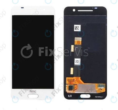 HTC One A9 - LCD zaslon + zaslon osjetljiv na dodir (bijeli) - 83H90189-02 Originalni servisni paket