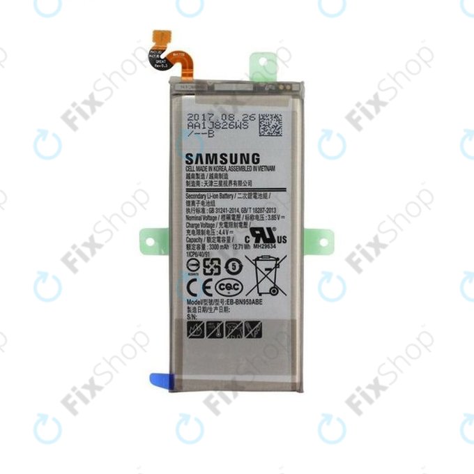 Samsung Galaxy Note 8 N950FD - Baterija EB-BN950ABE, EB-BN950ABA 3300mAh - GH82-15090A Genuine Service Pack