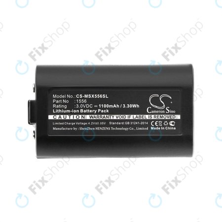 Baterija za Microsoft Xbox One Wireless Controller, Xbox One S, X, Elite Controller, 1556, 1100mAh, Li-Ion, 3V, 1556, HQ