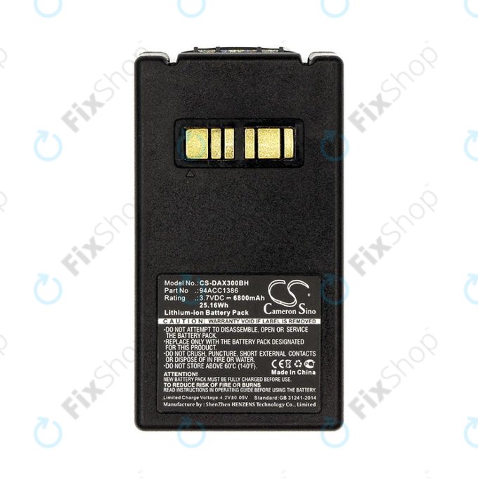 Baterija za Datalogic Falcon X4, X3, 6800mAh, Li-Ion, 3.7V, 94ACC1386, HQ