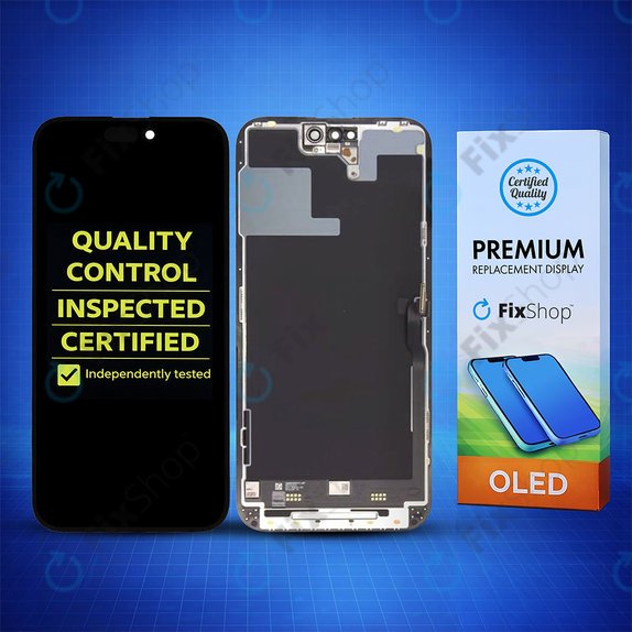 Zaslon Hard OLED za iPhone 14 Pro Max, Dodirni ekran s okvirom, FixPremium