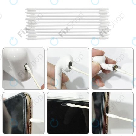 Pamučni štapići za čišćenje telefona i slušalica (25 kom)